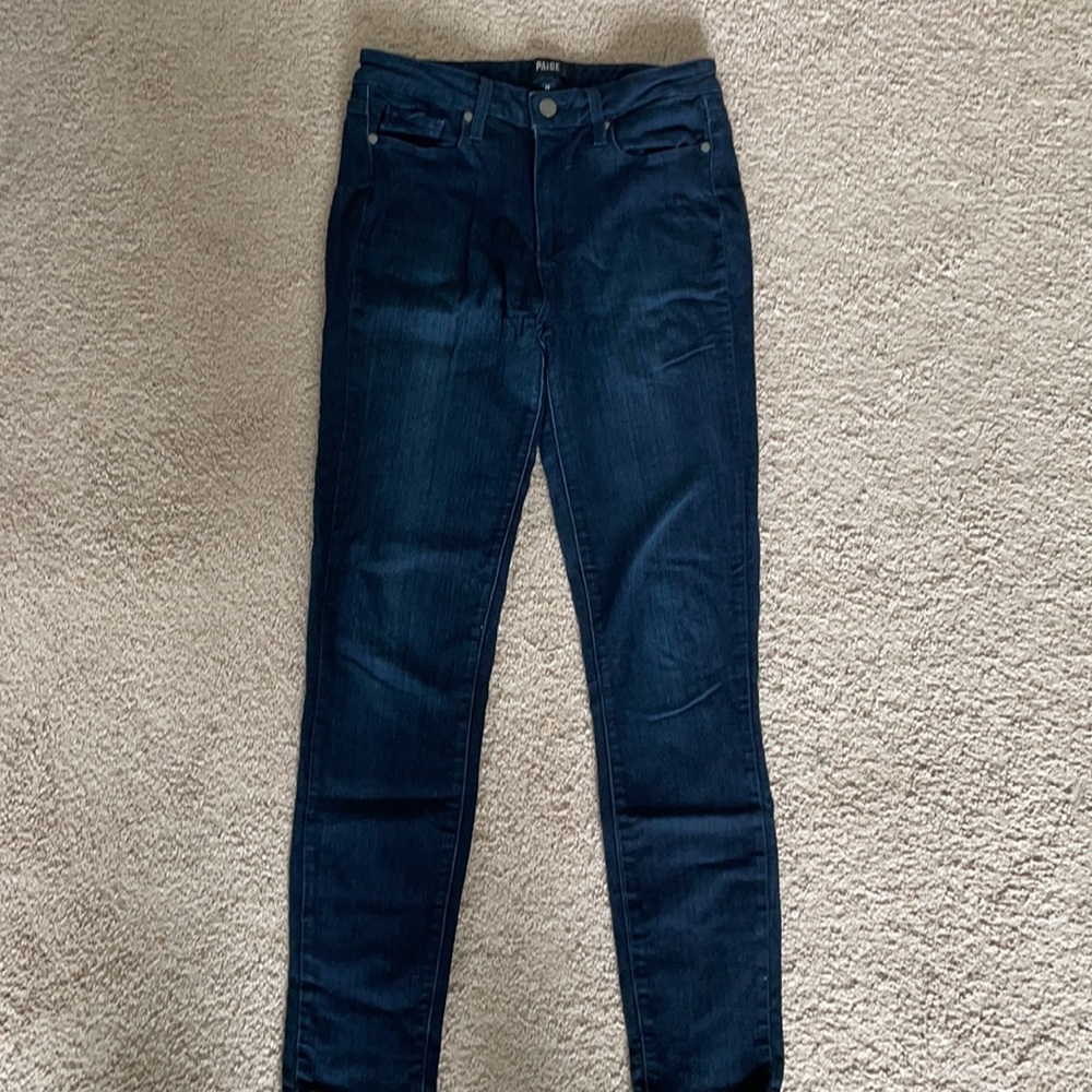 Paige Hoxton ankle dark wash jean